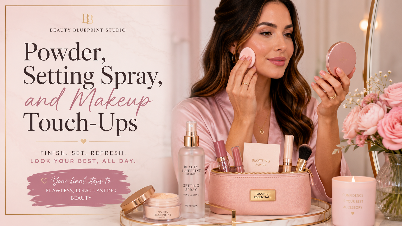Powder, Setting Spray, and Makeup Touch-Ups