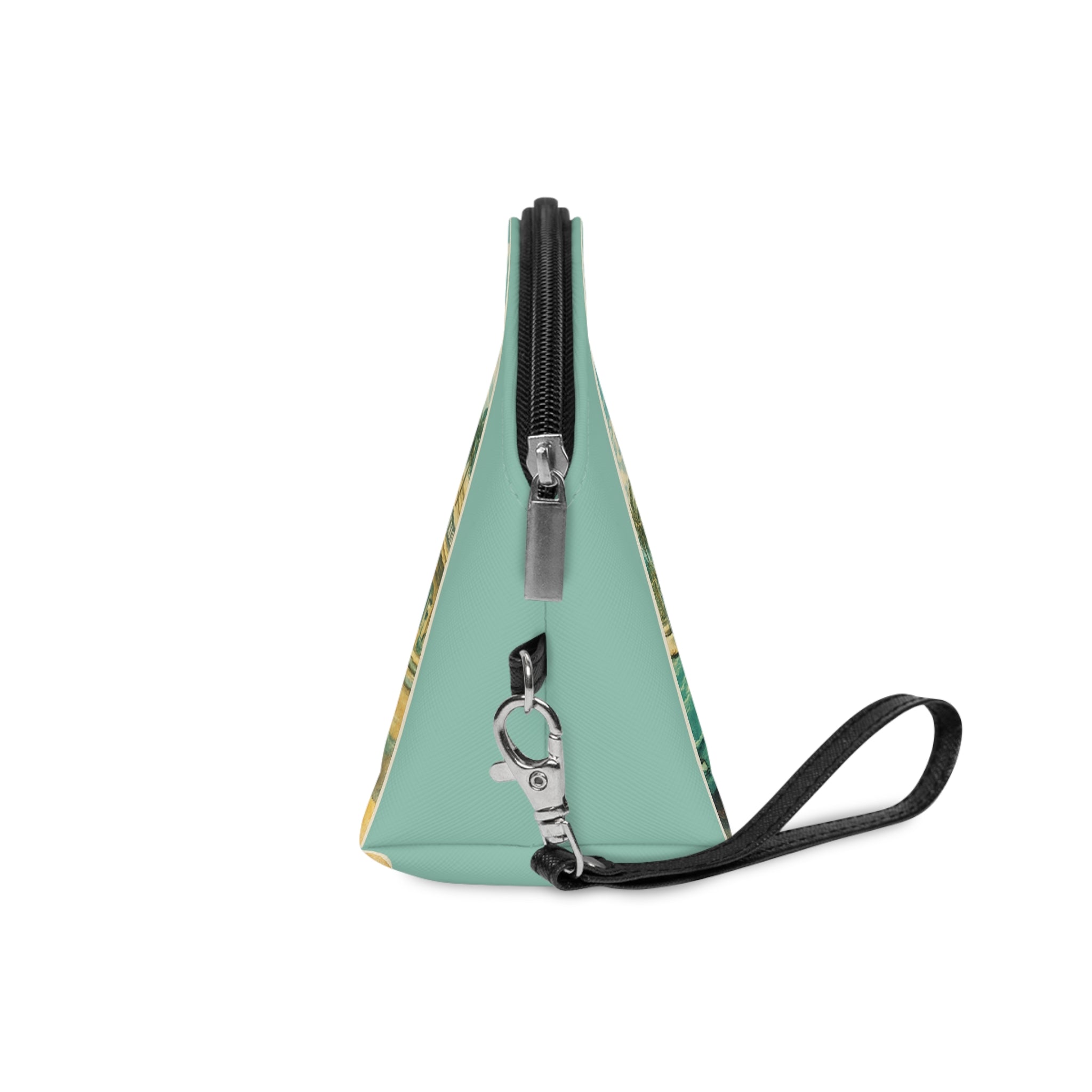 Retro 'Beauty on the Go' Travel Makeup Bag — Vintage Pin‑Up Cosmetic Pouch