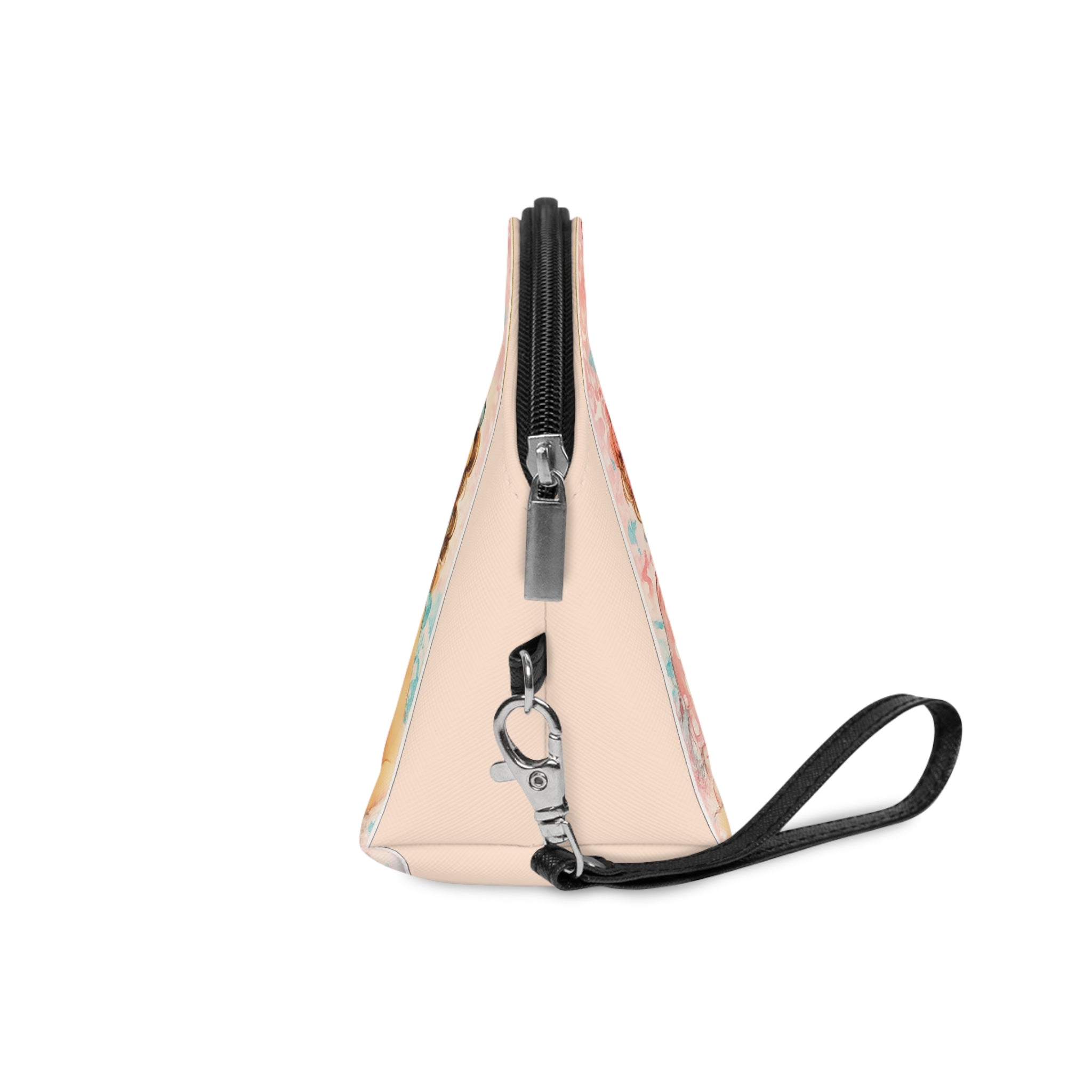 Retro 'Makeup & Mischief' Vintage Pin-Up Makeup Bag