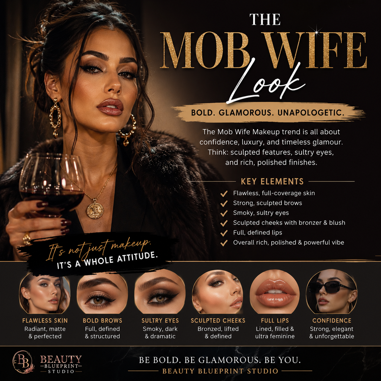 The New Mob Wife Glam Trend: How to Master 2026's Hottest Luxury Beauty Look