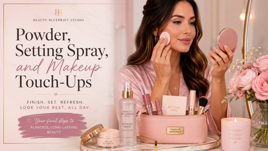 Powder, Setting Spray, and Makeup Touch-Ups