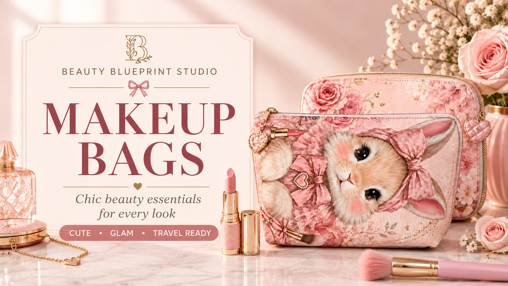 Beauty Blueprint Studio Makeup Bags collection banner